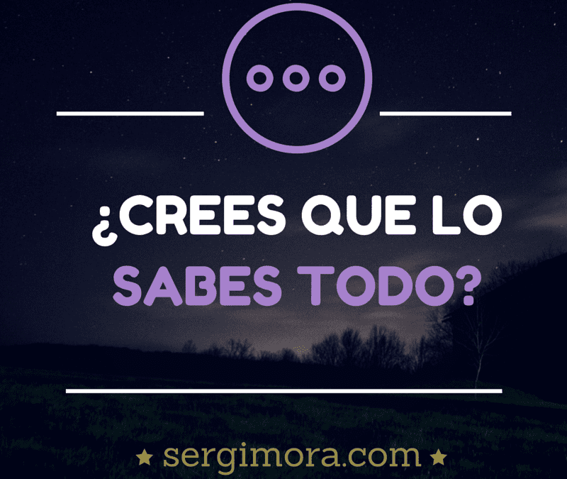 Cómo hacer coaching a alguien que cree que lo sabe todo